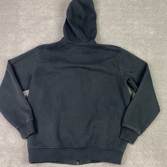 Vintage O'Neill Hoodie Men's 2XL Full Zip Gray Y2K Surf Skate Grunge Sweatshirt - Picture 4 of 9